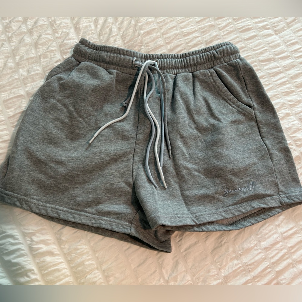 youngla for her sweat shorts